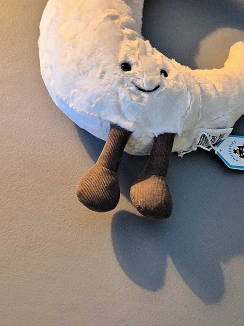 Jellycat Amuseable Moon Plush Toy White & Brown NWT